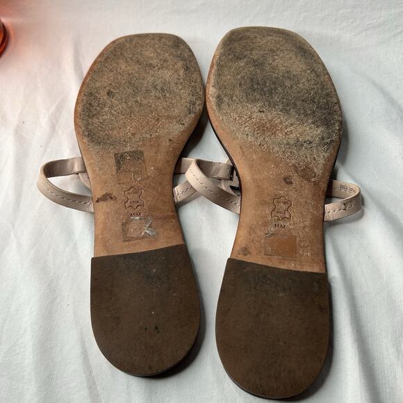 Tory Burch Mini Miller Sandal Square Toe Size 11 M Pink - Picture 6 of 8